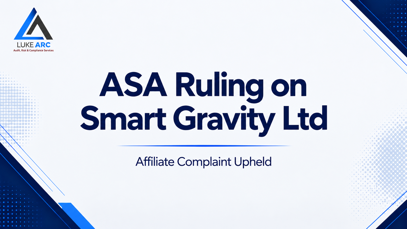 ASA ruling on Smart Gravity